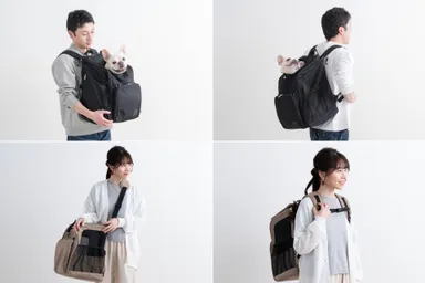 9_空調BOXリュック2WAYの使用イメージ