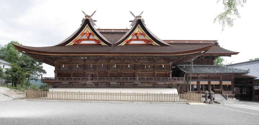 吉備津神社 国宝本殿・拝殿―2