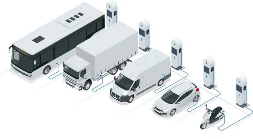 商用EVフリートの充電最適化を実現する「EVオートチャージ」(イメージ)