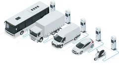 商用EVフリートの充電最適化を実現する「EVオートチャージ」(イメージ)