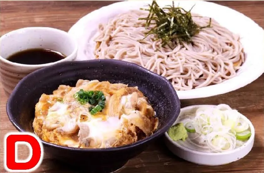豚玉丼ざるそばセット