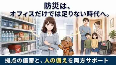 「会社から届く、もしもの安心。」