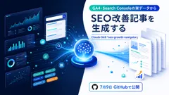 GA4・Search Consoleの実データから SEO改善記事を生成する Claude Skill「seo-growth-navigator」