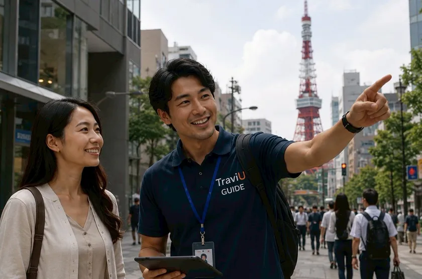 観光地での外国人旅行者向け観光ガイド4