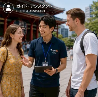 観光地での外国人旅行者向け観光ガイド5