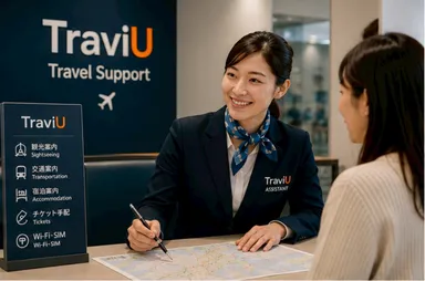 空港での外国人旅行者向けアシスタント2