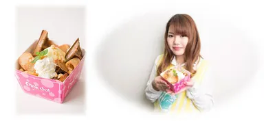 アップルシナモンワッフルボウル