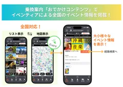 「おでかけコンテンツ」による「イベンティア」連携