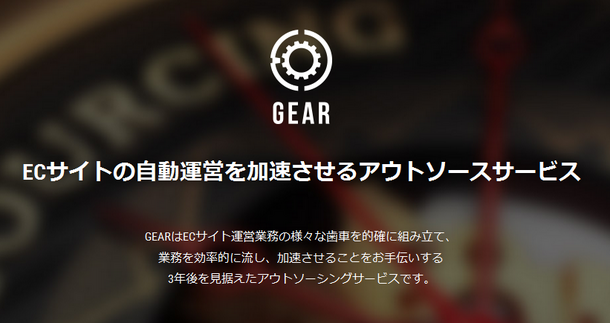 ECサイトのアウトソースサービス『GEAR』