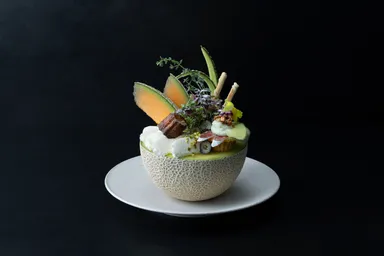まるごとメロンの贅沢パフェ(3,600円)