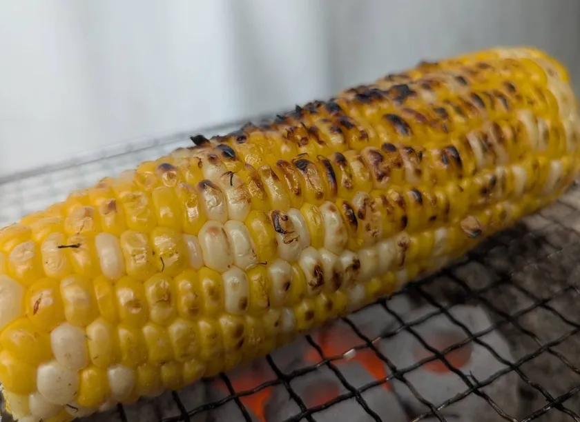 その場で焼いてかぶりつき