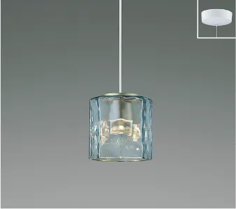 『MySTYLE,MyLIGHT』ペンダントライト(ガラス・ソーダ色)