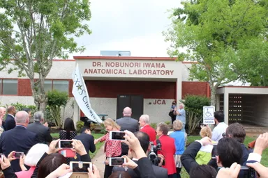 JCA Dr.Nobunori Iwama Anatomical Laboratory　除幕式
