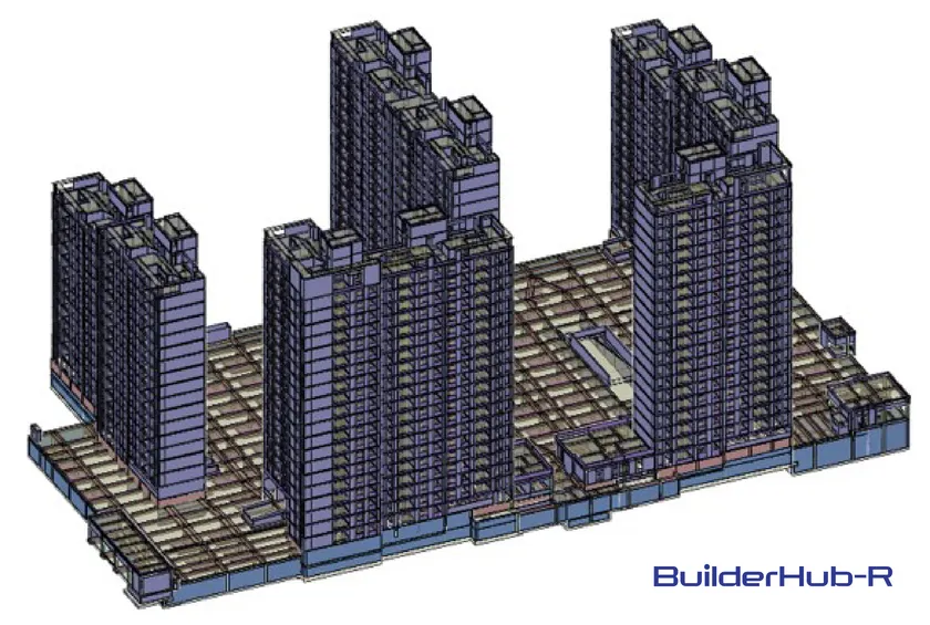 大規模プロジェクトのBIMモデルも図面から短時間で生成可能