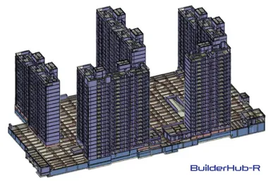 大規模プロジェクトのBIMモデルも図面から短時間で生成可能