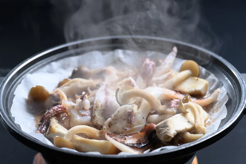 アオリイカゲソバター焼き