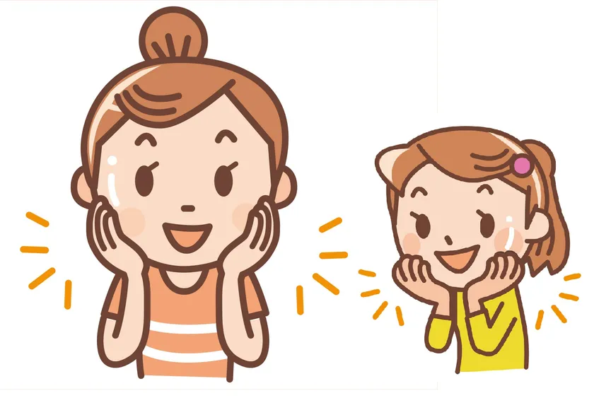 親子のスキンケア イメージ
