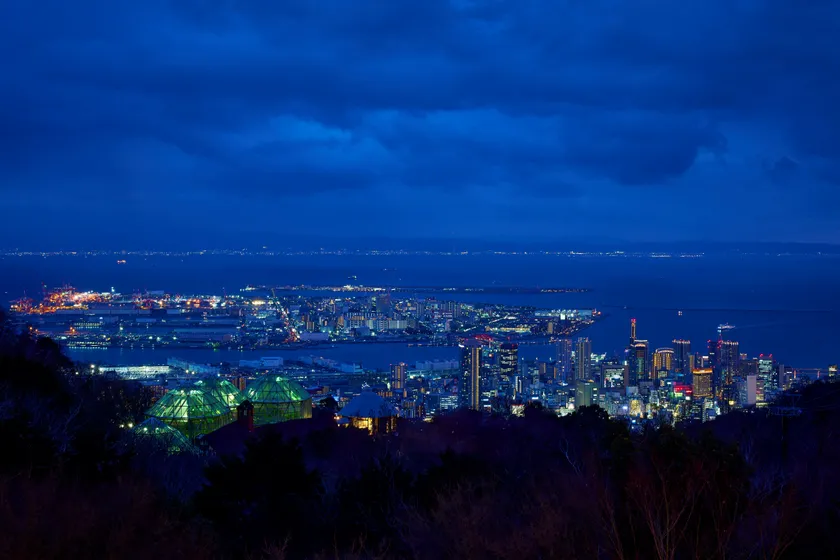 展望プラザから望む「神戸の夜景」