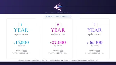RADNODZ 単品価格表