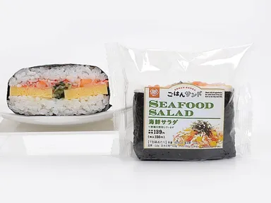 ごはんサンド　海鮮サラダ