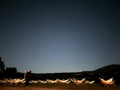 星空ハンモック体験