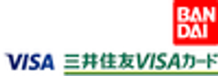 株式会社バンダイ、三井住友カード株式会社のロゴ