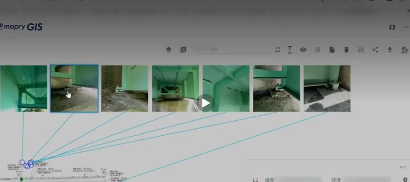 取得した3Dデータと写真は、社会インフラプラットフォームへ簡単に取り込み、一元管理・共有できます。