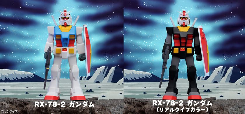 「ガンダムシリーズ」のレトロ系ソフビ企画が始動!