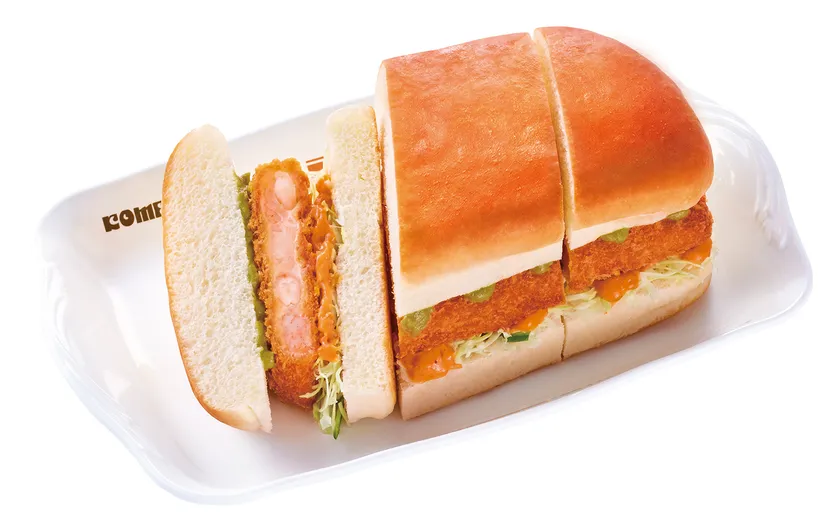 【コメダ珈琲店】アボカドエビカツパン