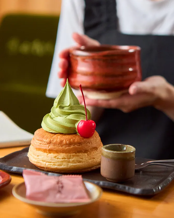 お抹茶、抹茶ミニシロノワール