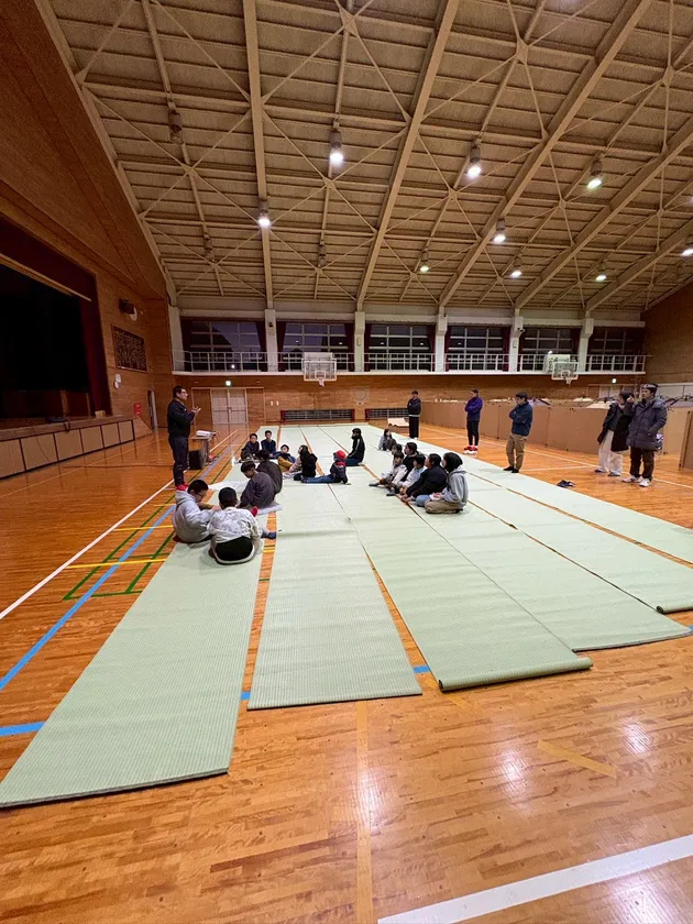 2025年12月6日に開催した防災キャンプの様子(1)