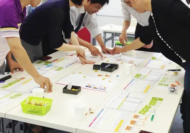 『ビズストーム』研修風景