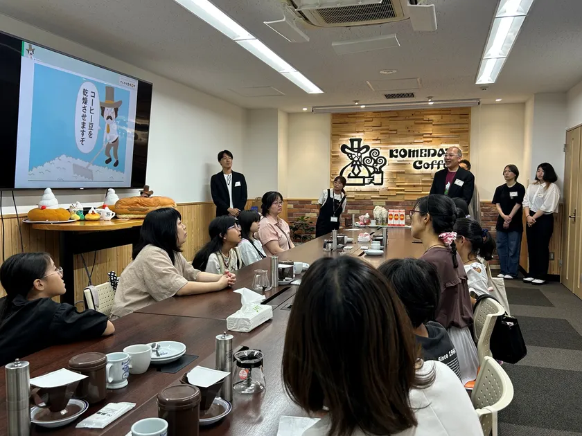 2025年に実施したイベントの様子(コーヒーができるまで講義)