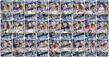 応募プレゼント：直筆サイン入りトレーディングカード27枚セット