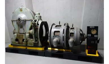 交流二段速度モーターを用いたエレベーター巻上機