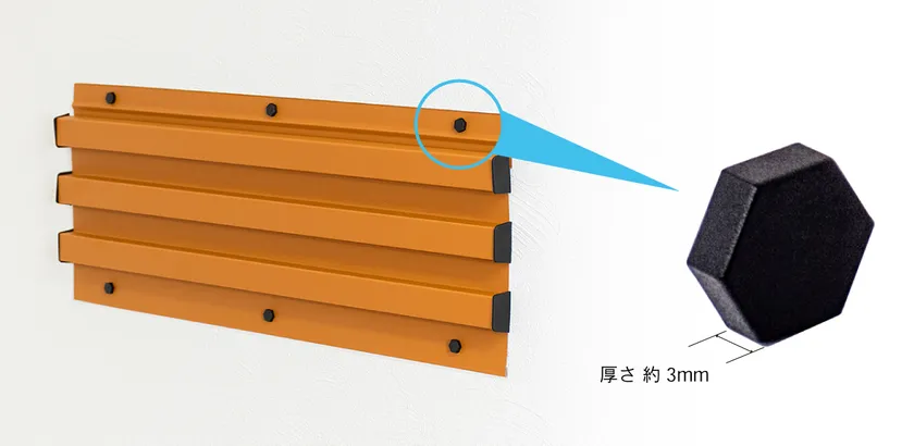専用せっこう釘を開発