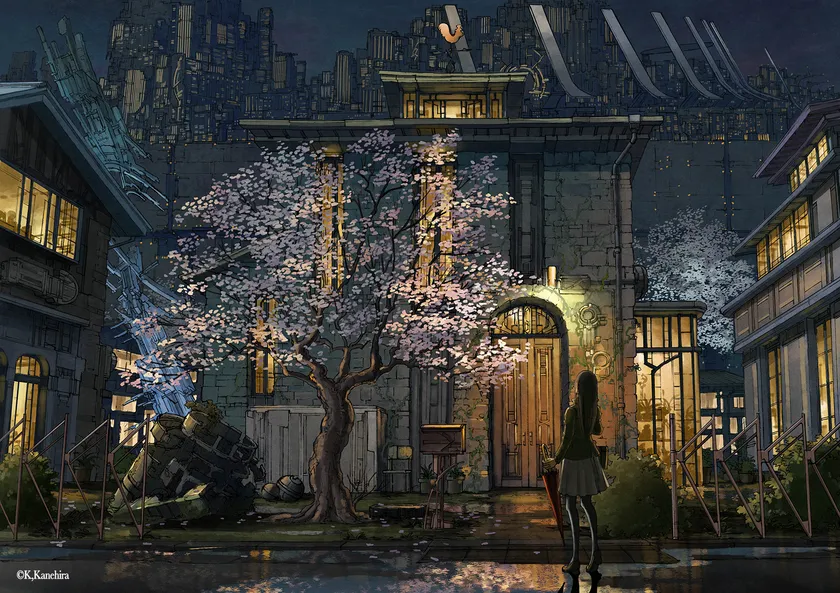 新作「桜が丘16丁目256番地 夜」(C)K,Kanehira