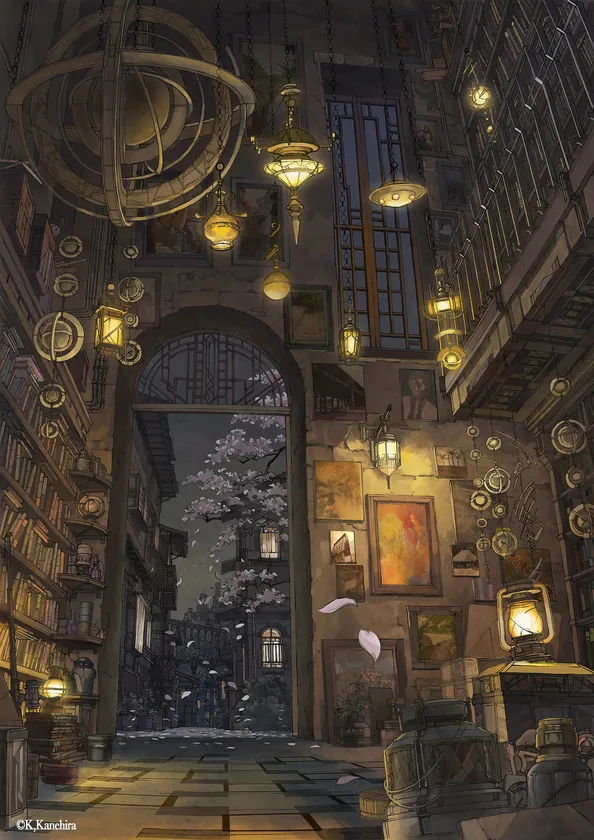 「天井の星、夜の桜」(C)K,Kanehira