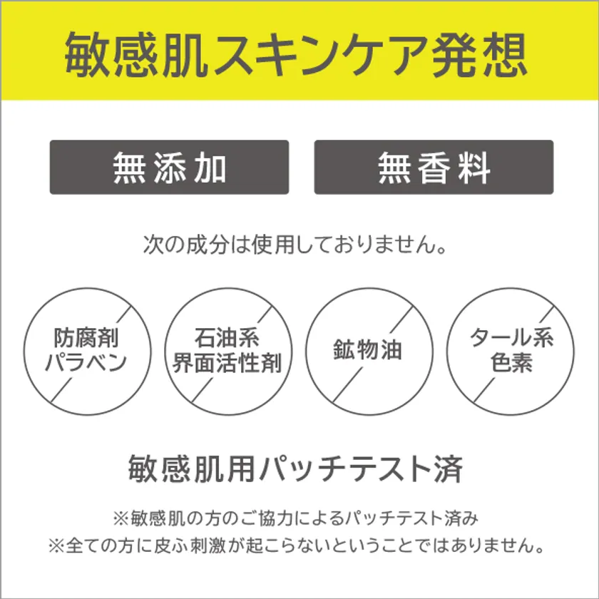 敏感肌スキンアケア発想