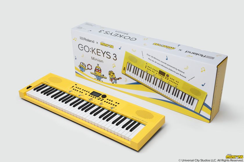 ローランドのポータブル・キーボード「GO:KEYS 3」に
人気キャラクター「ミニオン」とのコラボモデルが登場