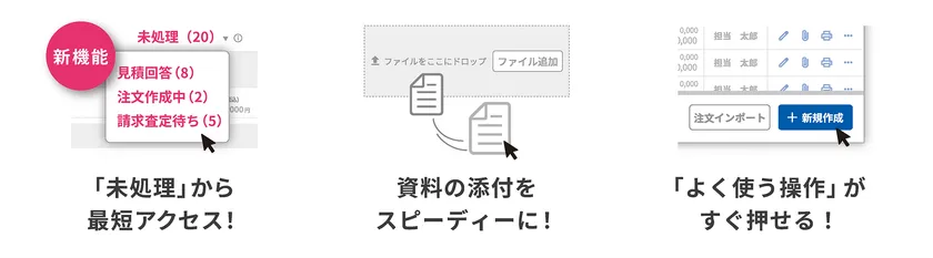 新機能を追加し、操作性を向上させ“さらに使いやすく”！