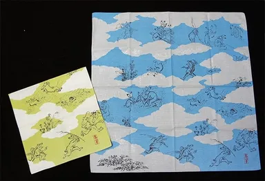 日本の代表的なアート、鳥獣人物戯画のチーフ