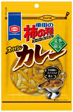 102g　亀田の柿の種スパイシーカレー