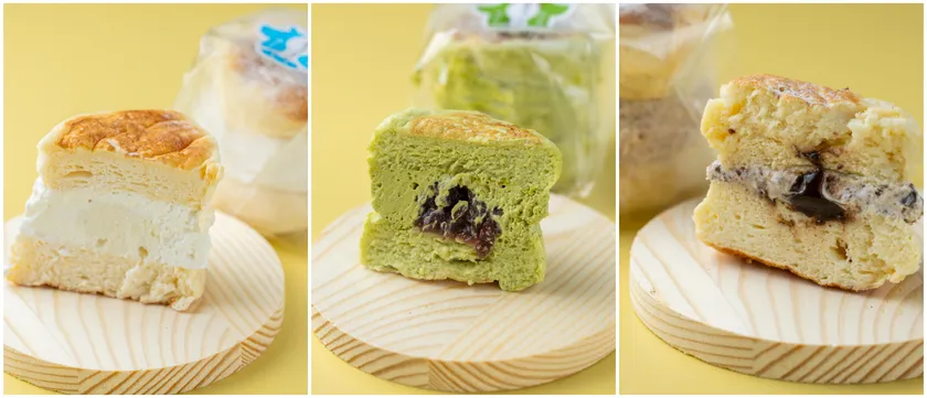 神津スフレサンド(ミルク・抹茶・チョコ)