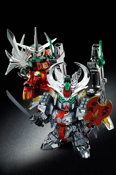 BB戦士 LEGENDBB 二代目頑駄無大将軍(白鋼Ver.) ＆ BB戦士 LEGENDBB 殺駆頭(闇将軍 超鋼Ver.)