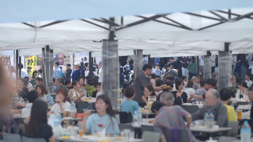 予約席の様子