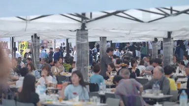 予約席の様子
