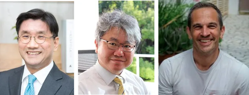 Young Chang Joo 氏、須田 淳 氏、Janusz Bogdanowicz 氏