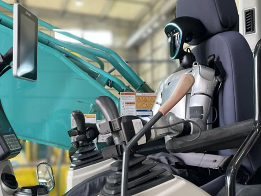 写真3:ロボットハンドを用いた操縦イメージ