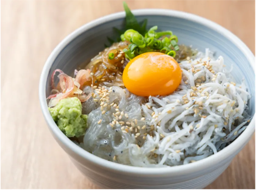 しらす3色丼